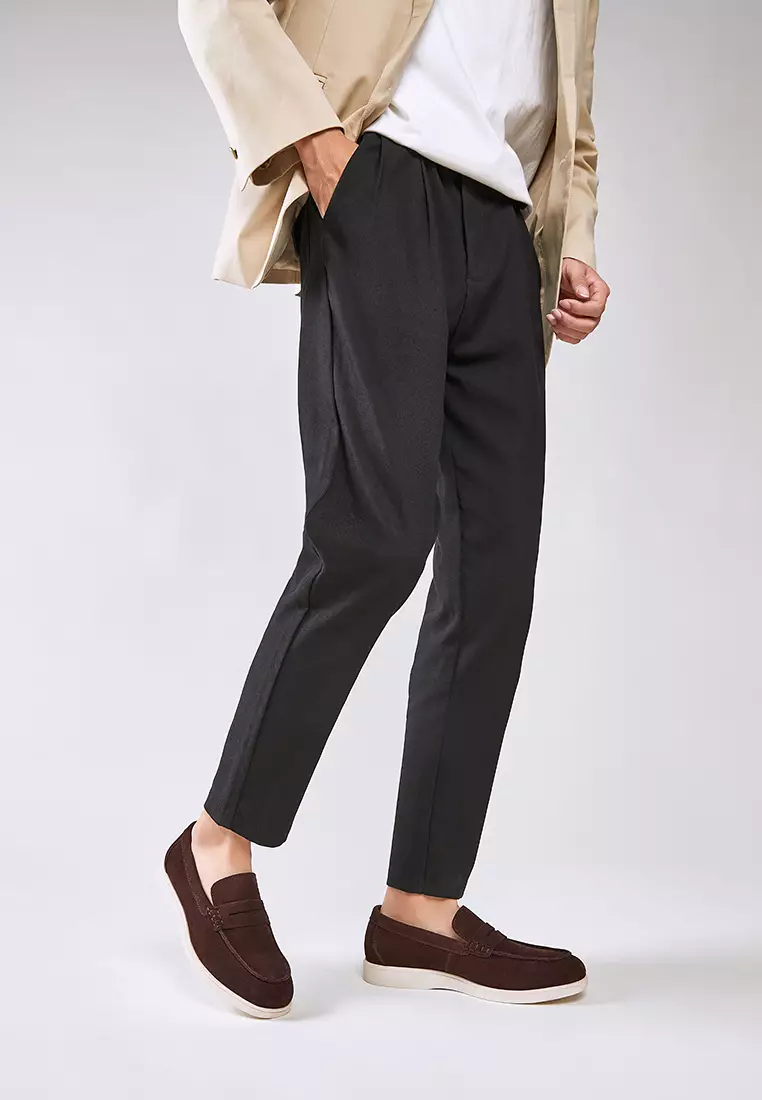 Cow Suede Penny Loafers KB8848-2