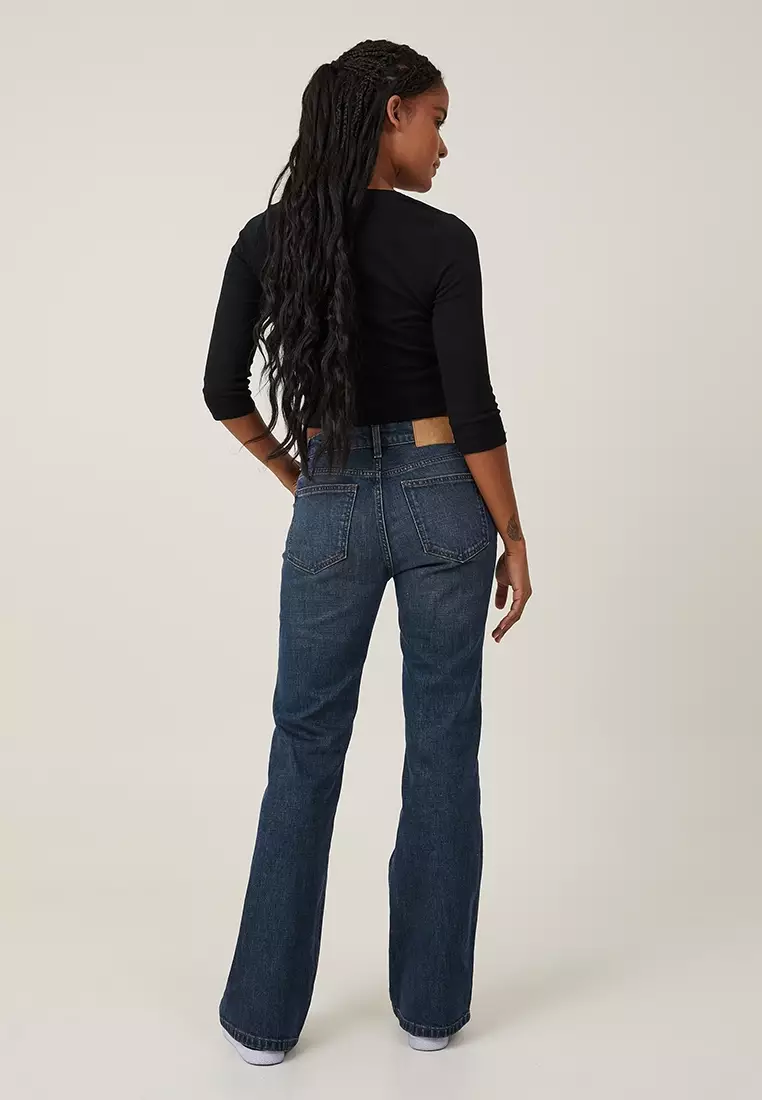 Stretch Bootleg Flare Jeans
