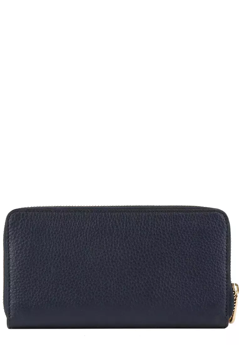 Long Zip Around Wallet in Midnight C4451