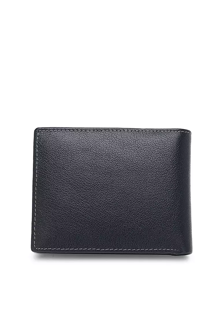 Men's Genuine Leather RFID Blocking Fortune Wallet (Dompet Pria Kulit Genuine RFID Blocking) - Biru