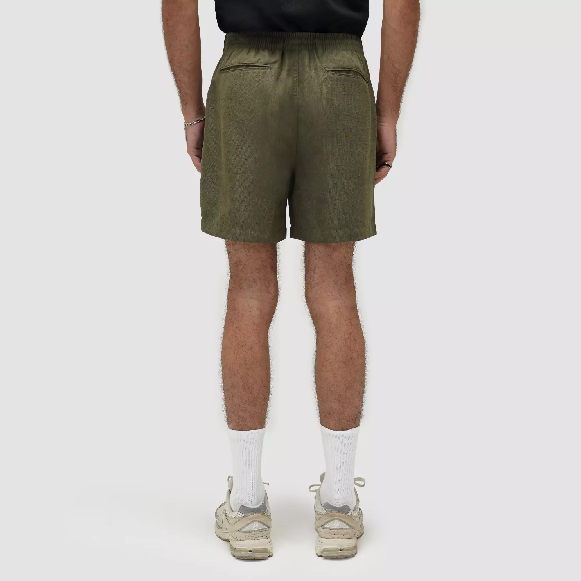 CELCIUS Celana Pendek Corduroy Pique L03000726C Dark Green