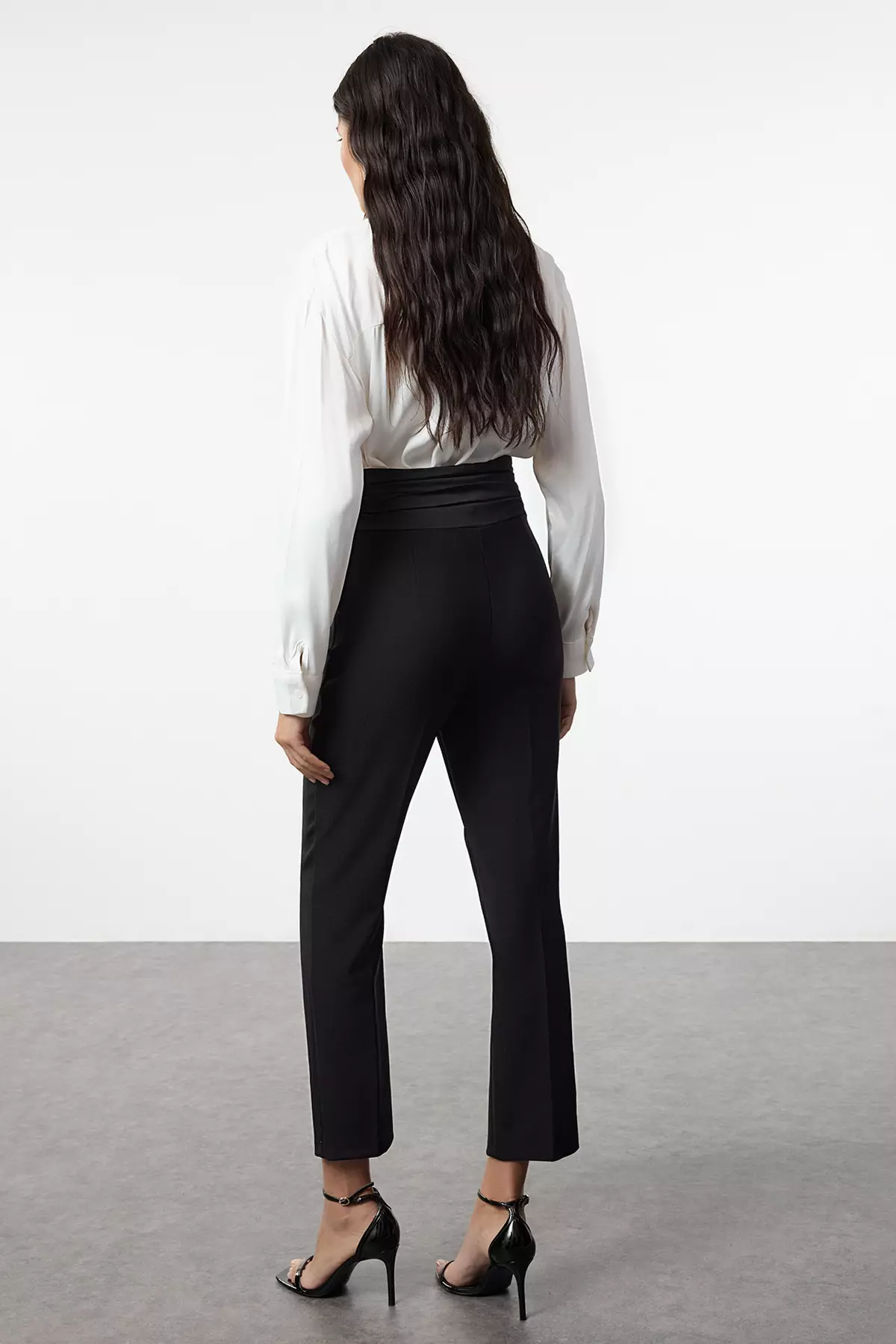 Satin Woven Trousers