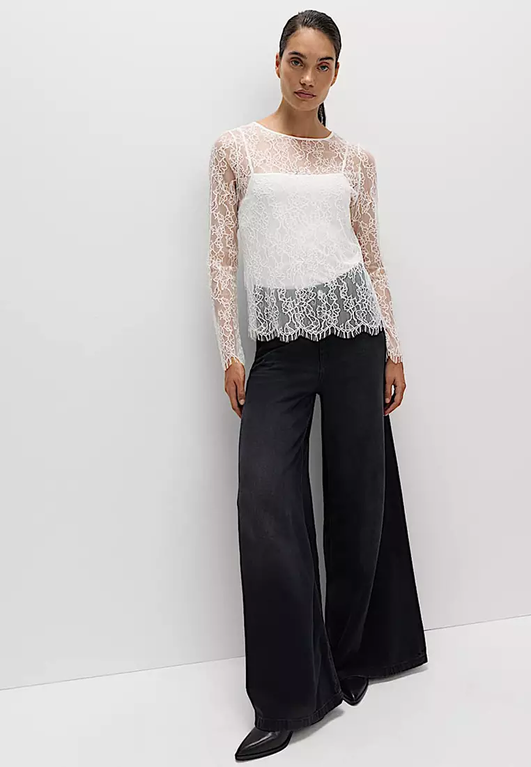 Lace Long Sleeve Top