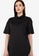 ZALORA WORK black Oversized Short Sleeve Blouse 17019AA096EDB0GS_3
