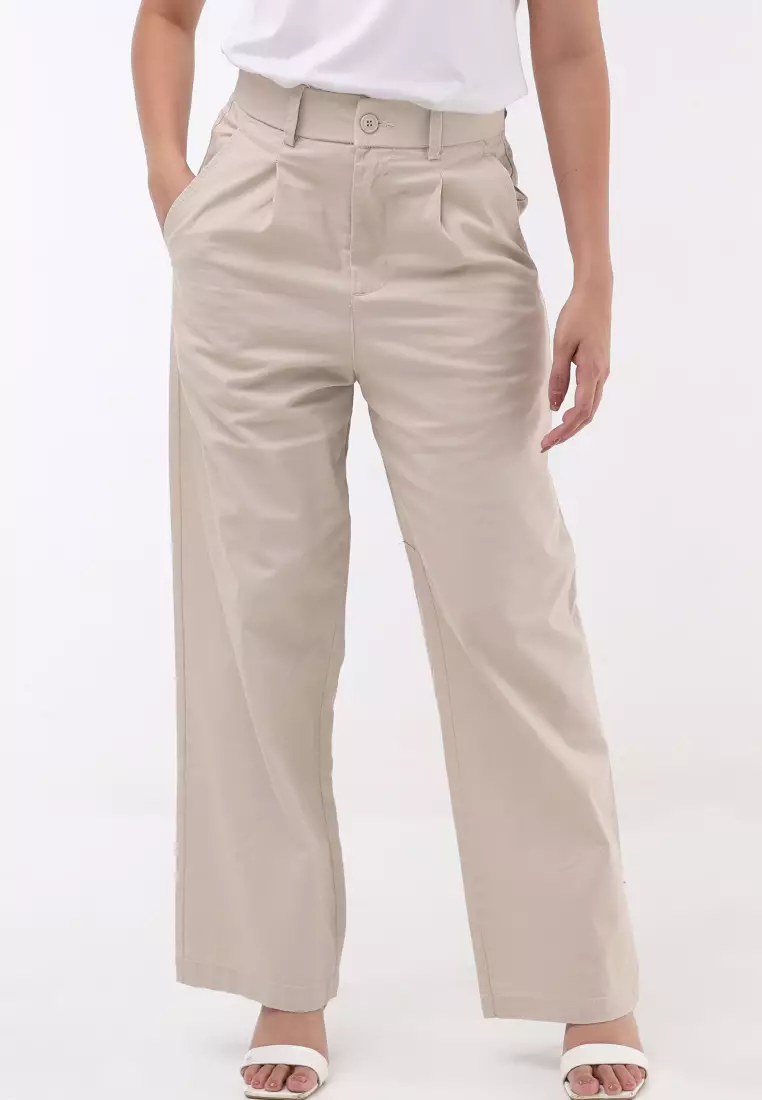 Buy No Apologies Colored Wide Leg Pants Ladies 2025 Online