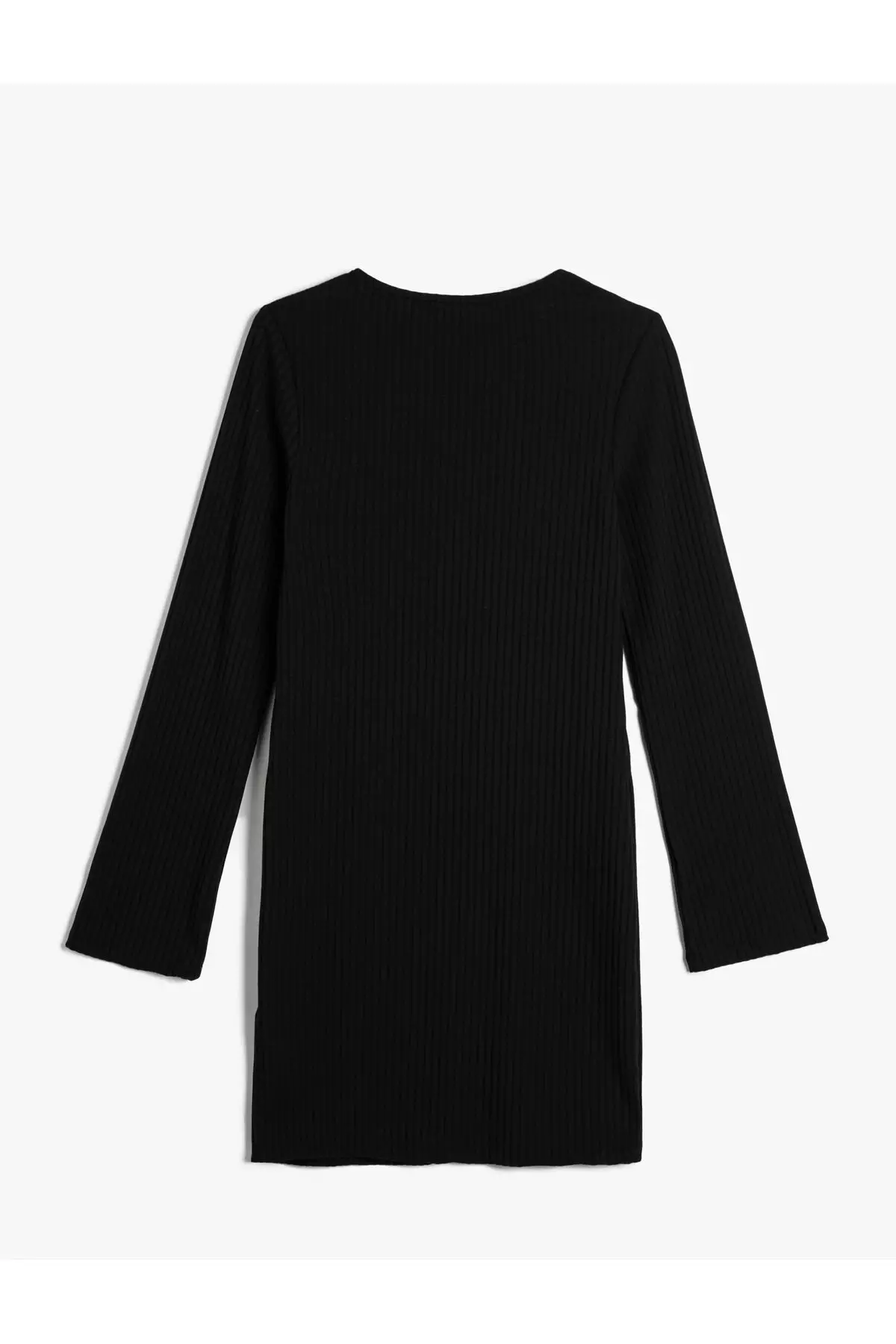 Buy KOTON Round Neck Ribbed Long Sleeve Mini Dress 2026 Online | ZALORA
