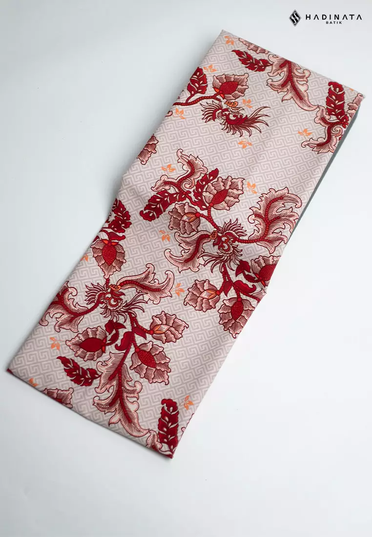 Hadinata Batik Premium Kain Katun Superfine Gracika Red