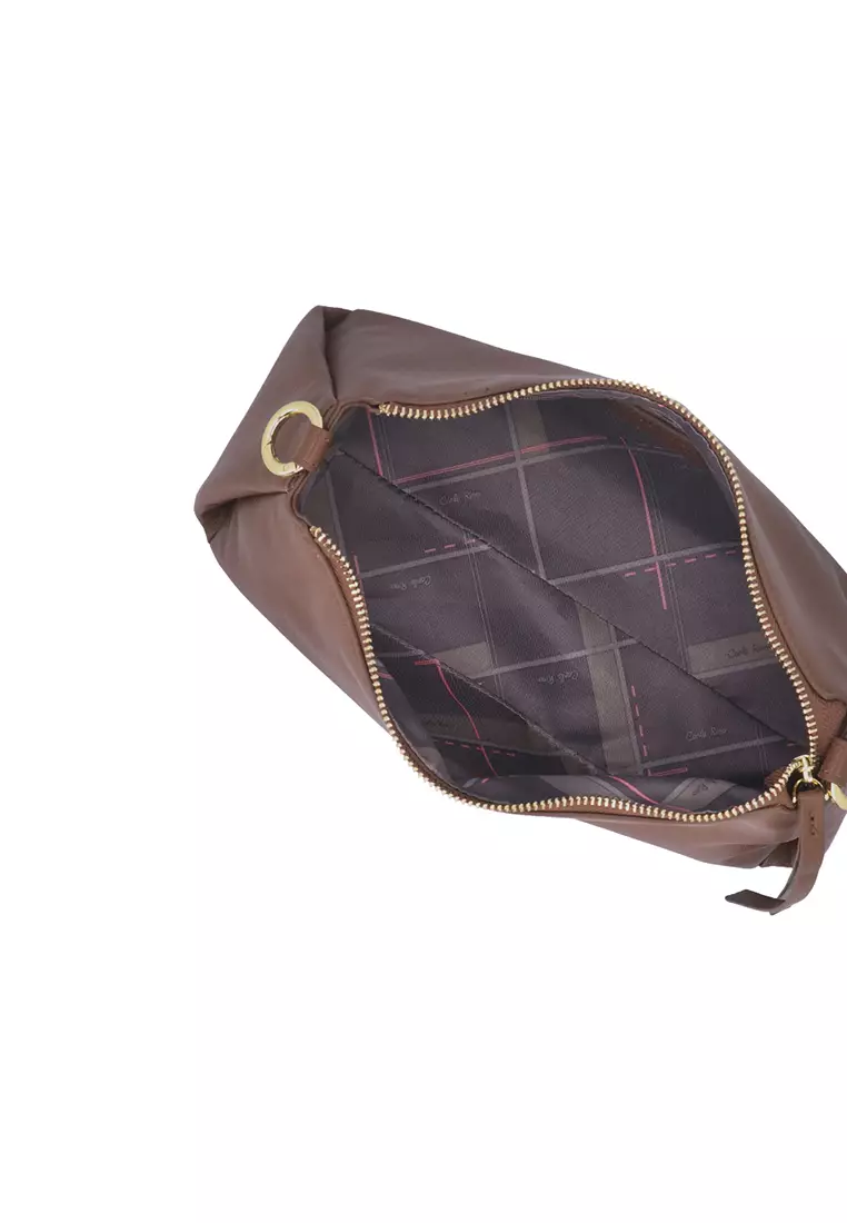 Nora Longline Crossbody Bag - Brown