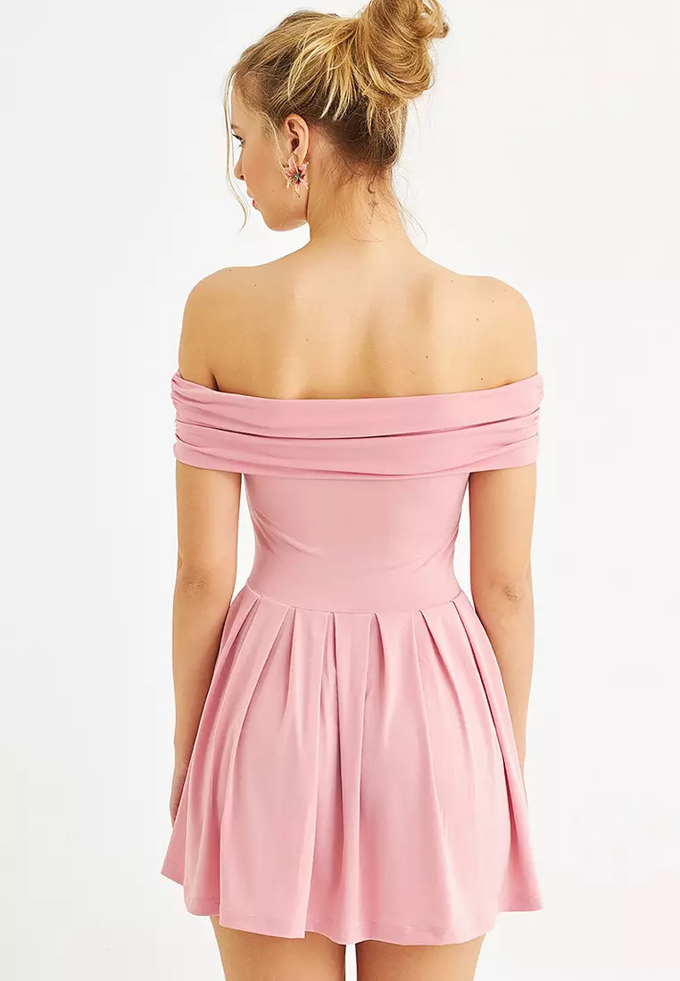 Madonna Collar Mini Dress