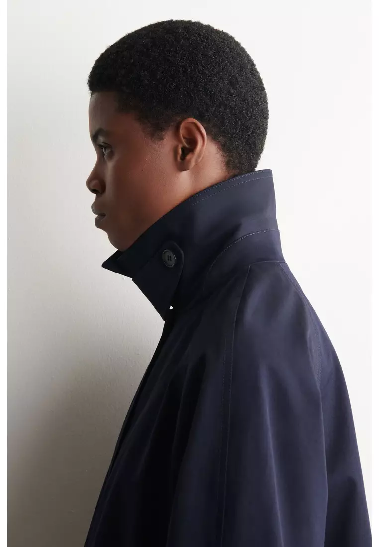 A-LINE COTTON-TWILL JACKET