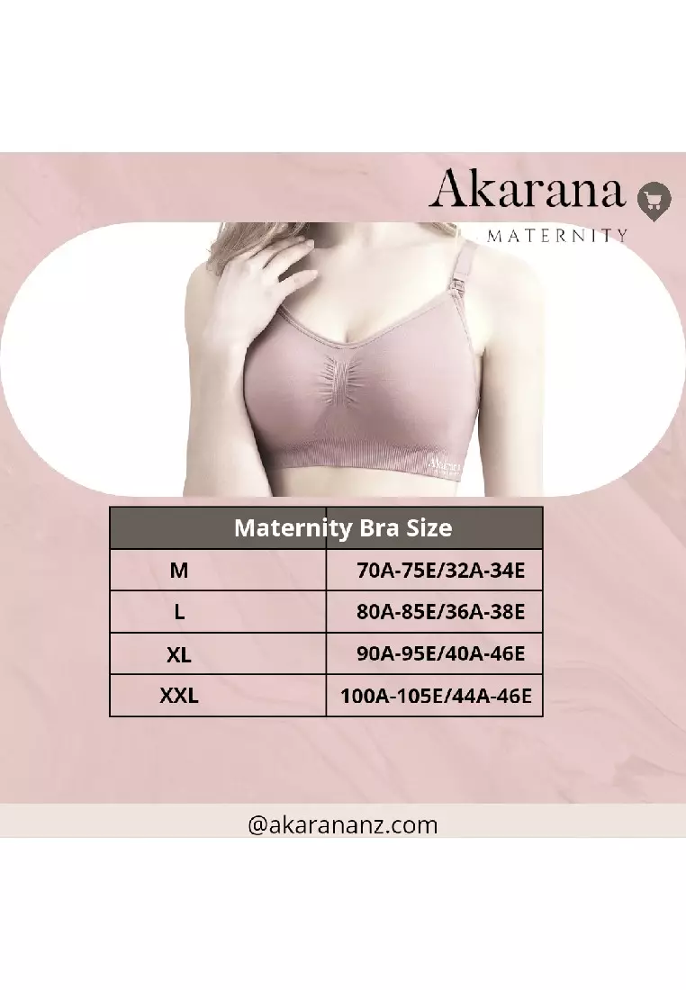 Buy AKARANA BABY Seamless Solid Maternity & Nursing Bra Free 1pc