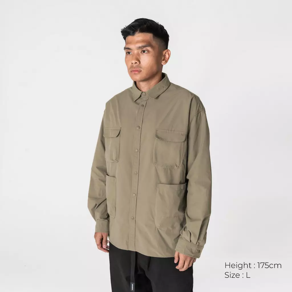 Jual Bodypack Bodypack Golan Long Sleeves Shirt - Khaki Original 2024 ...