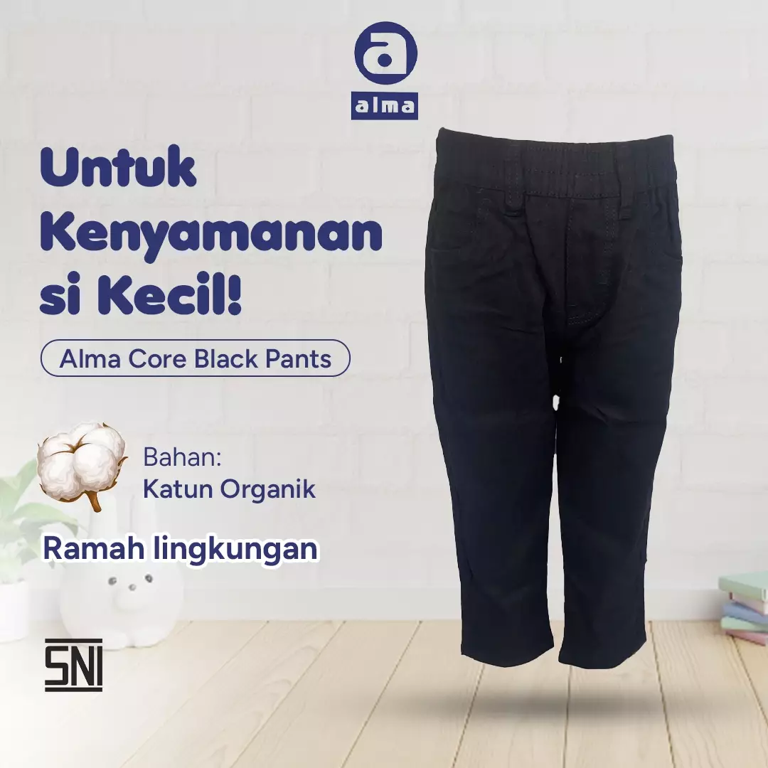 Alma kids and Baby Alma Core Black Pants