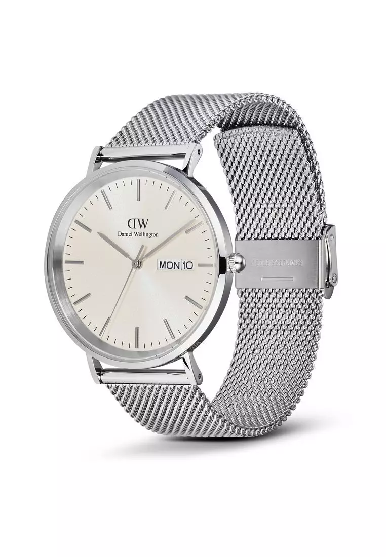 Classic Day Display Sterling Champagne  - Men Watch stainless steel watch DW Official Authentic Original jam tanggan lelaki DW jam tangan