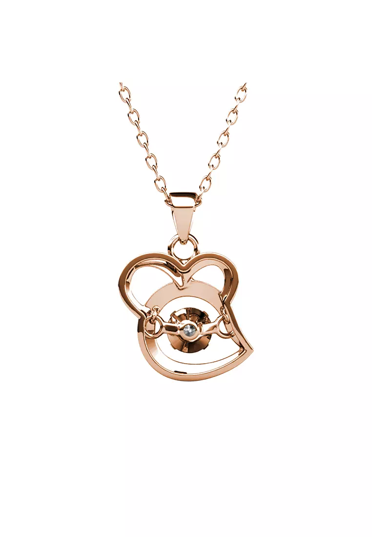 Dancing Shio Pendant Rat ( Tikus ) RG - Kalung Crystal Swarovski by Her Jewellery