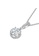 Her Jewellery silver CELÈSTA Moissanite Diamond  - Anais Pendant (925 Silver with 18K White Gold Plating) by Her Jewellery 44D20ACF8B96CAGS_3