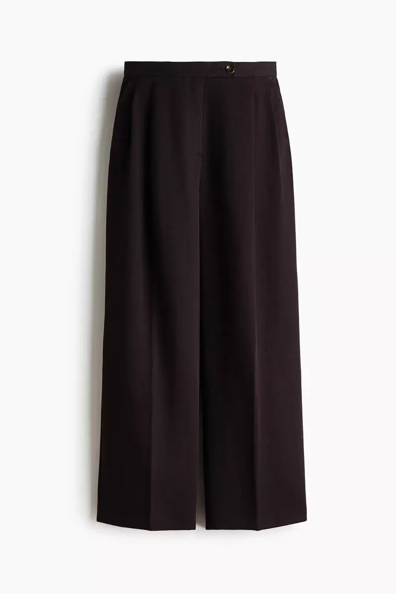 Wide tailored trousers