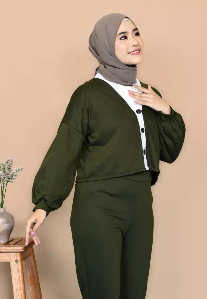 Zalfa Button Outer Army M16030 R73S3