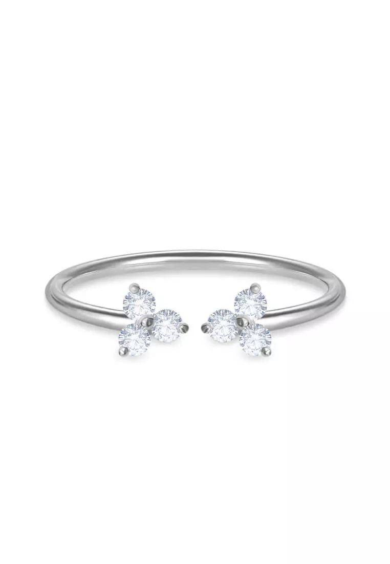 Buy Aquae Jewels Ring You Me Britney 18K Gold And Diamonds