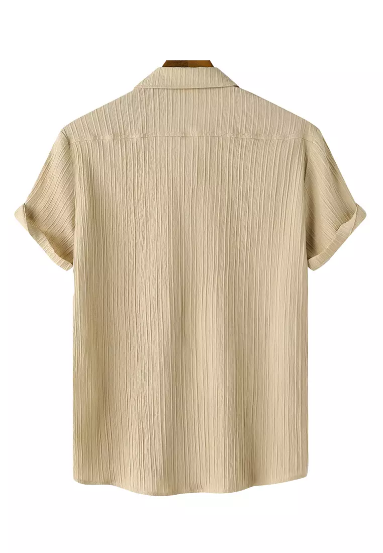 Turn-down Collar Striped Shirt YL-A90