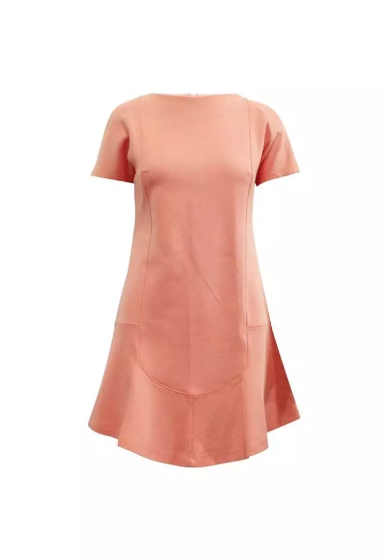 Casual coral dress online