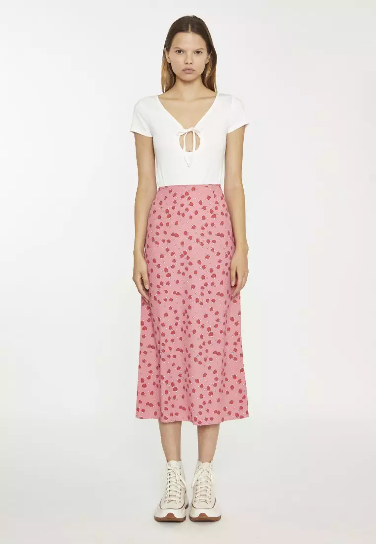 Bias Midi Skirt