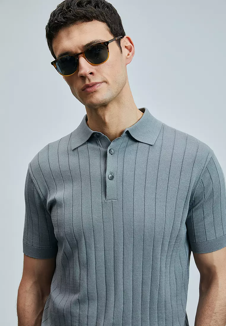 Knit Polo Shirt