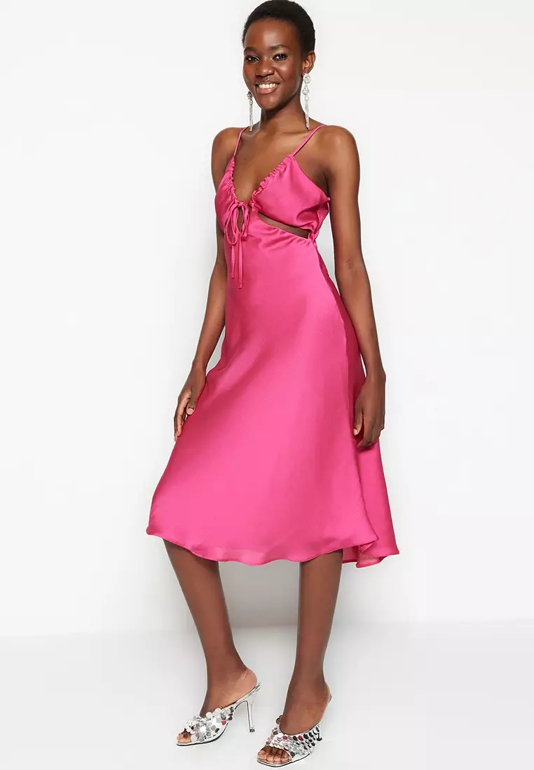 Buy Trendyol Strappy Midi Dress 2024 Online ZALORA Philippines