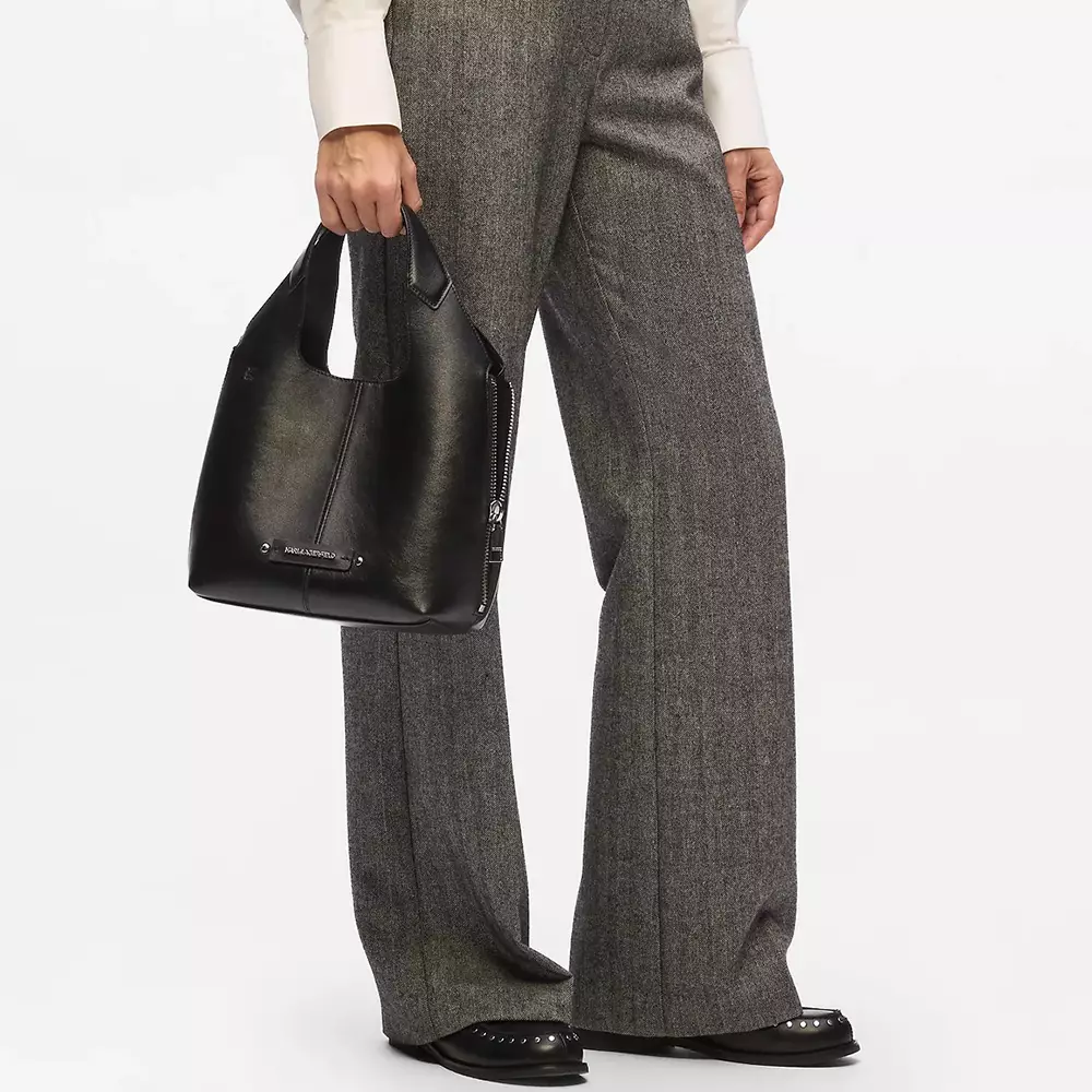 [7.7 SALEBRATION] K/Hardware Small Tote Bag Black/Nickel
