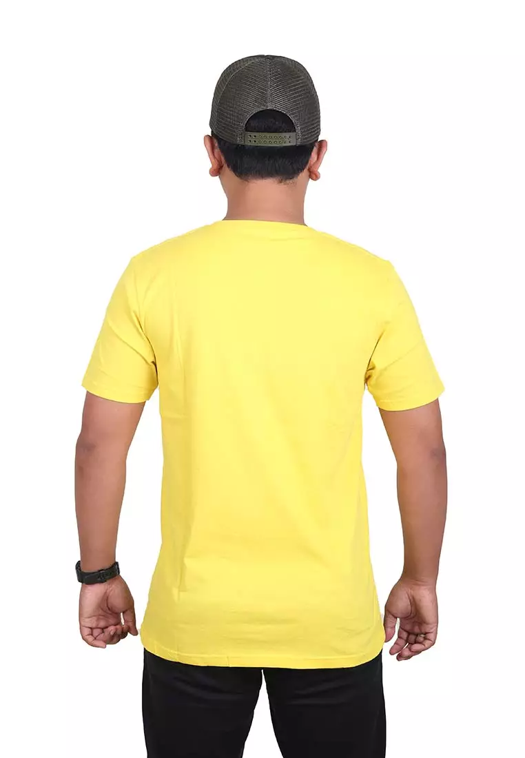 Snapback T-Shirt Kuning Dewasa Logo Snapback Hijau