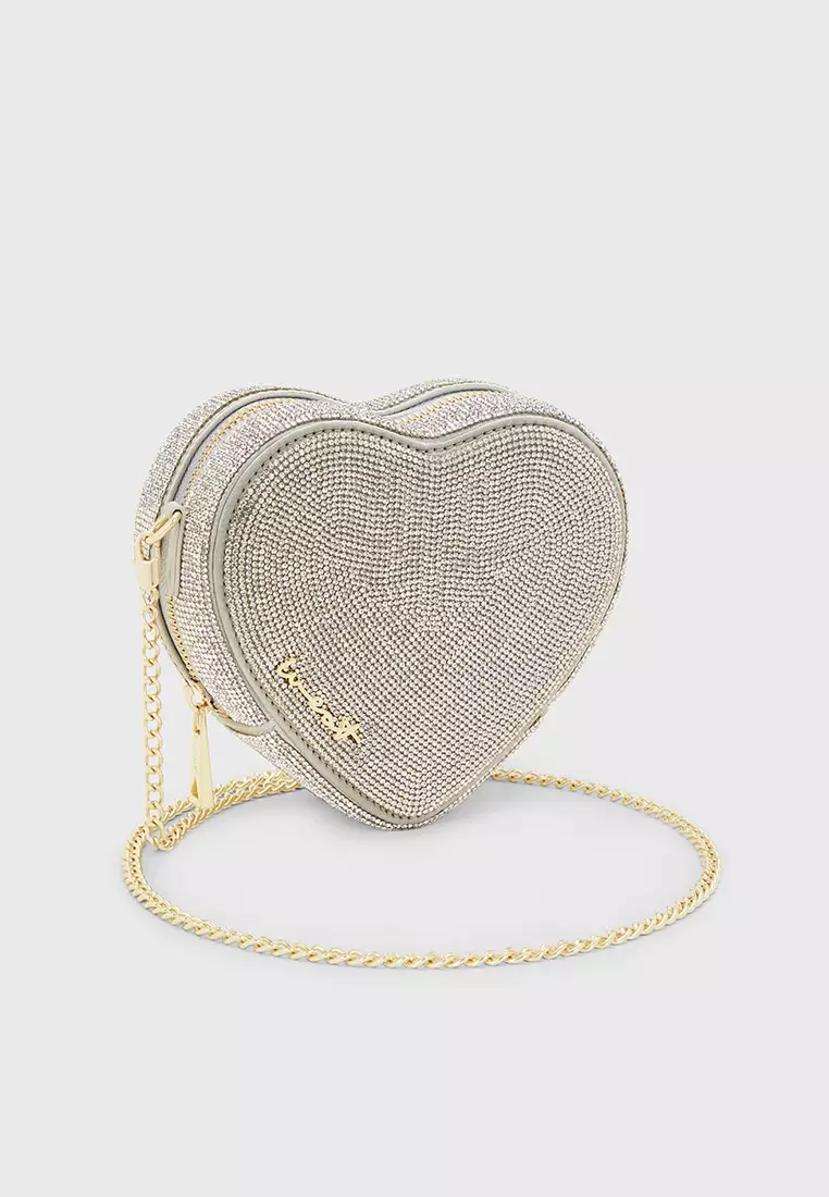 Gold outlet heart bag