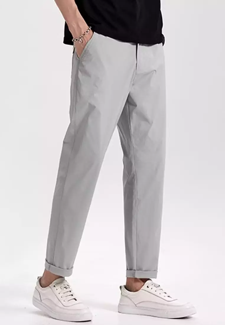 Elasticated Waist Slim Pants