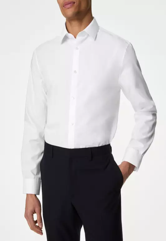 M&S Collection Regular Fit Easy Iron Shirt