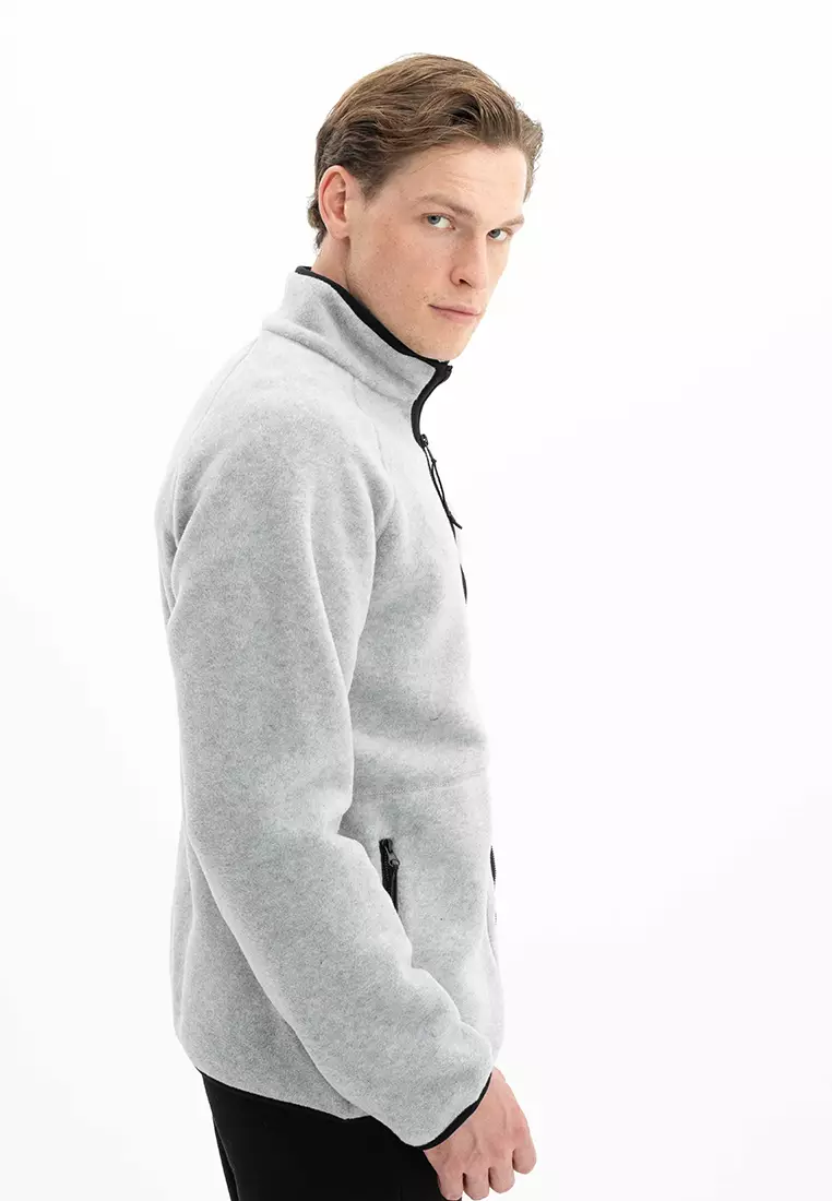 Full Zip Fleece Sweater