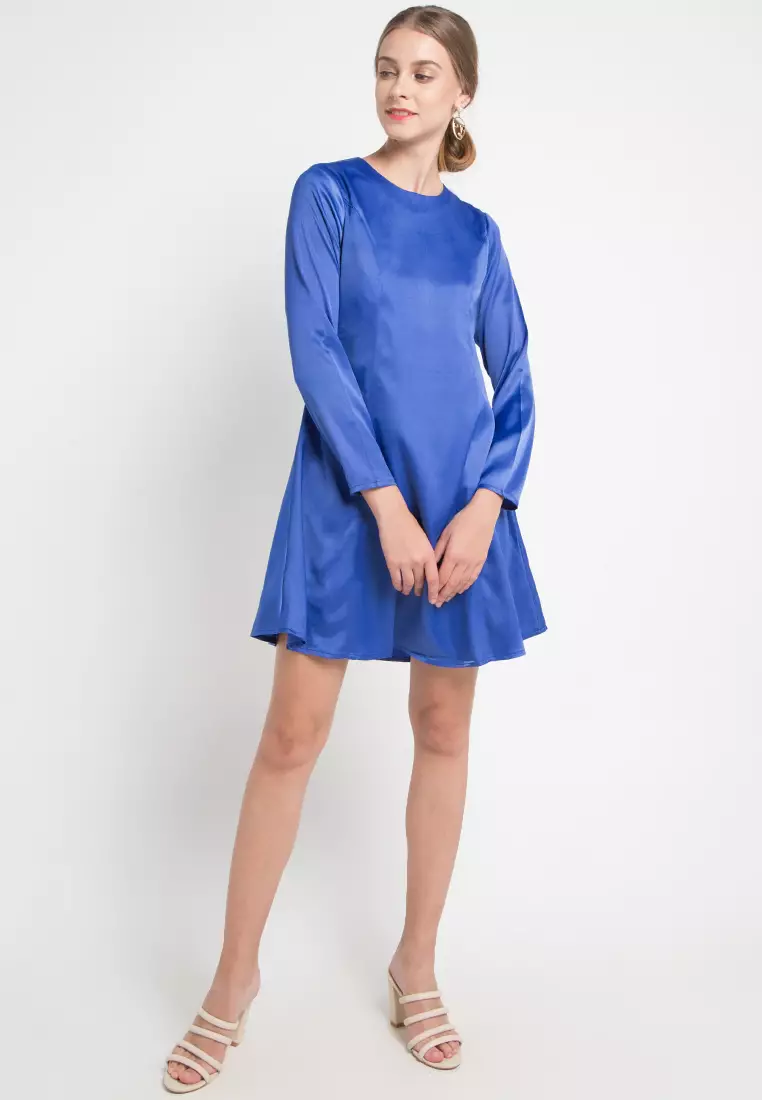 Emery Dress In Blue