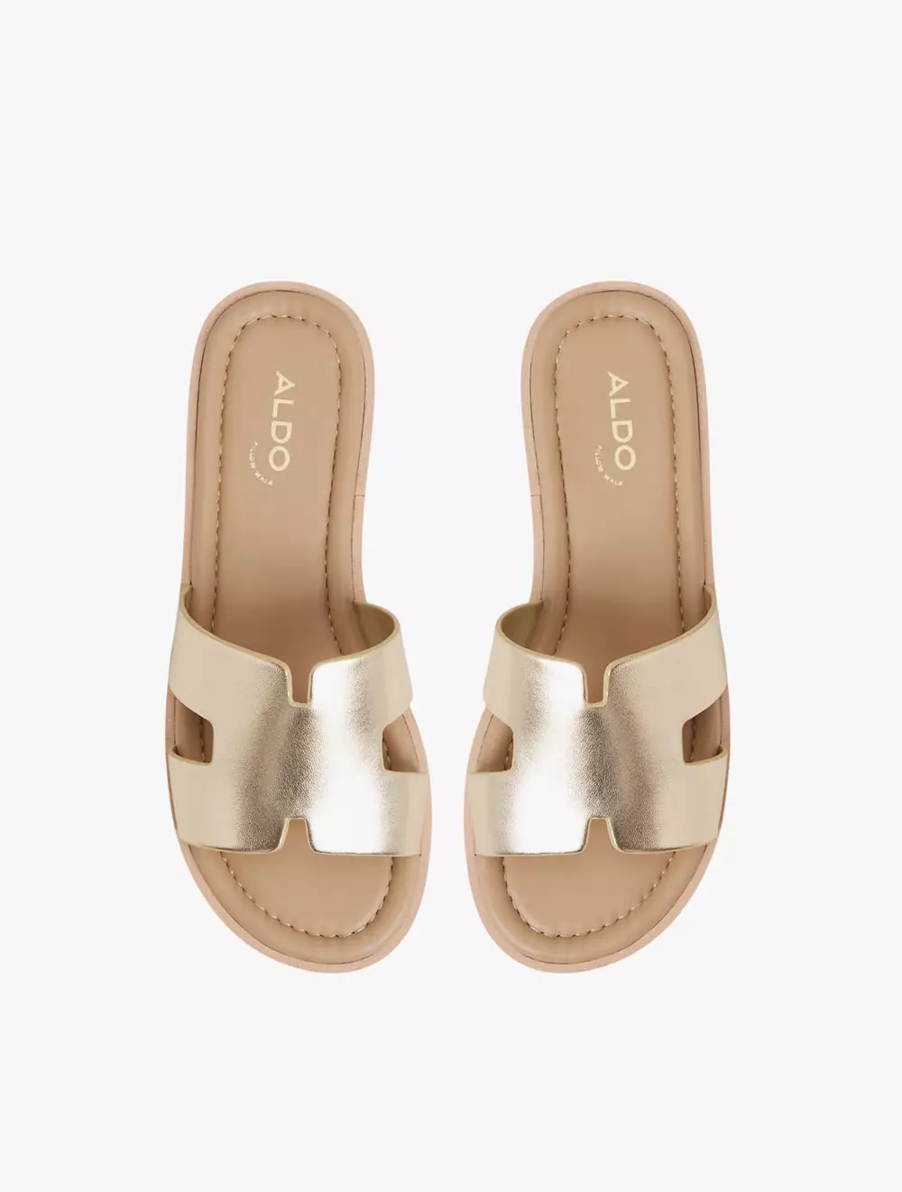 Aldo Anayelie Beach Sandals - Gold