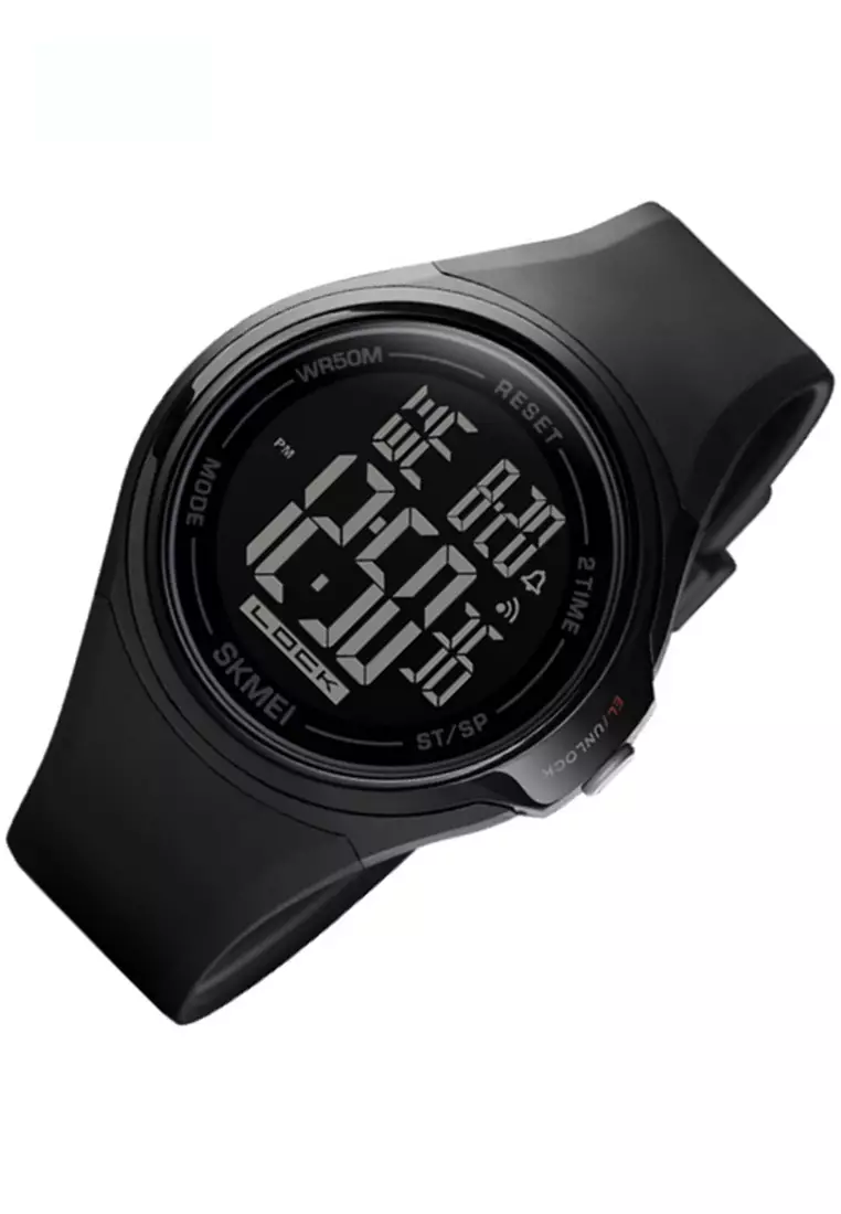 Jam Tangan Digital Pria Waterproof Many Function Strap Tali Material PU Silicone GN20 ORIGINAL