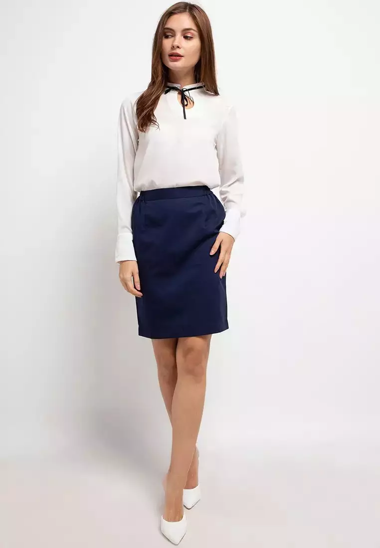 Chanira Sana Skirt-Navy