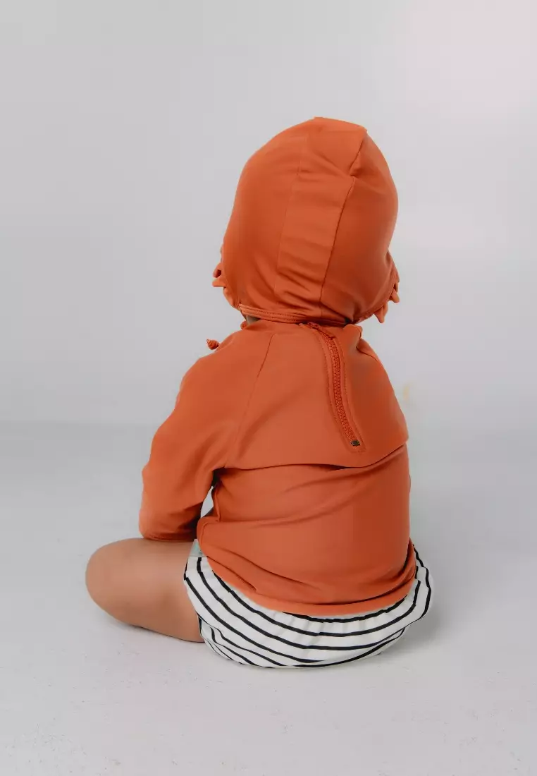 Soleil Baby Unisex Top & Swim Diapers - Autumnal Top