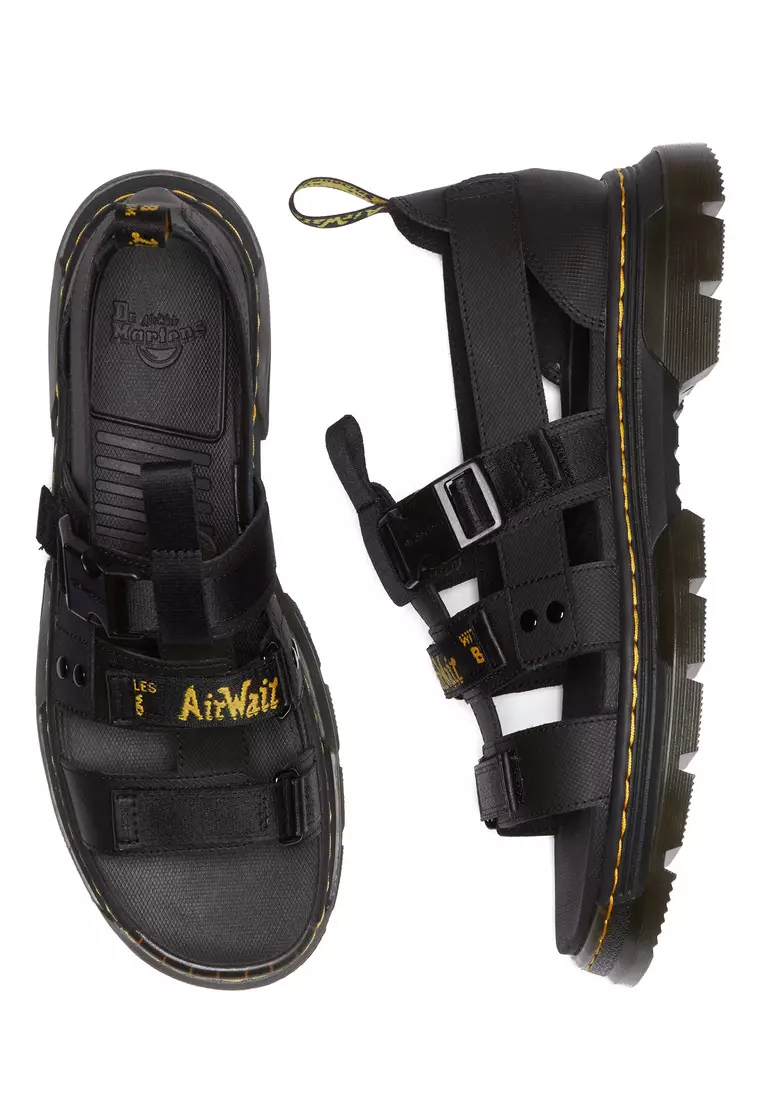 Buy Dr. Martens Pearson ll Black Element & Black Webbing Sandals