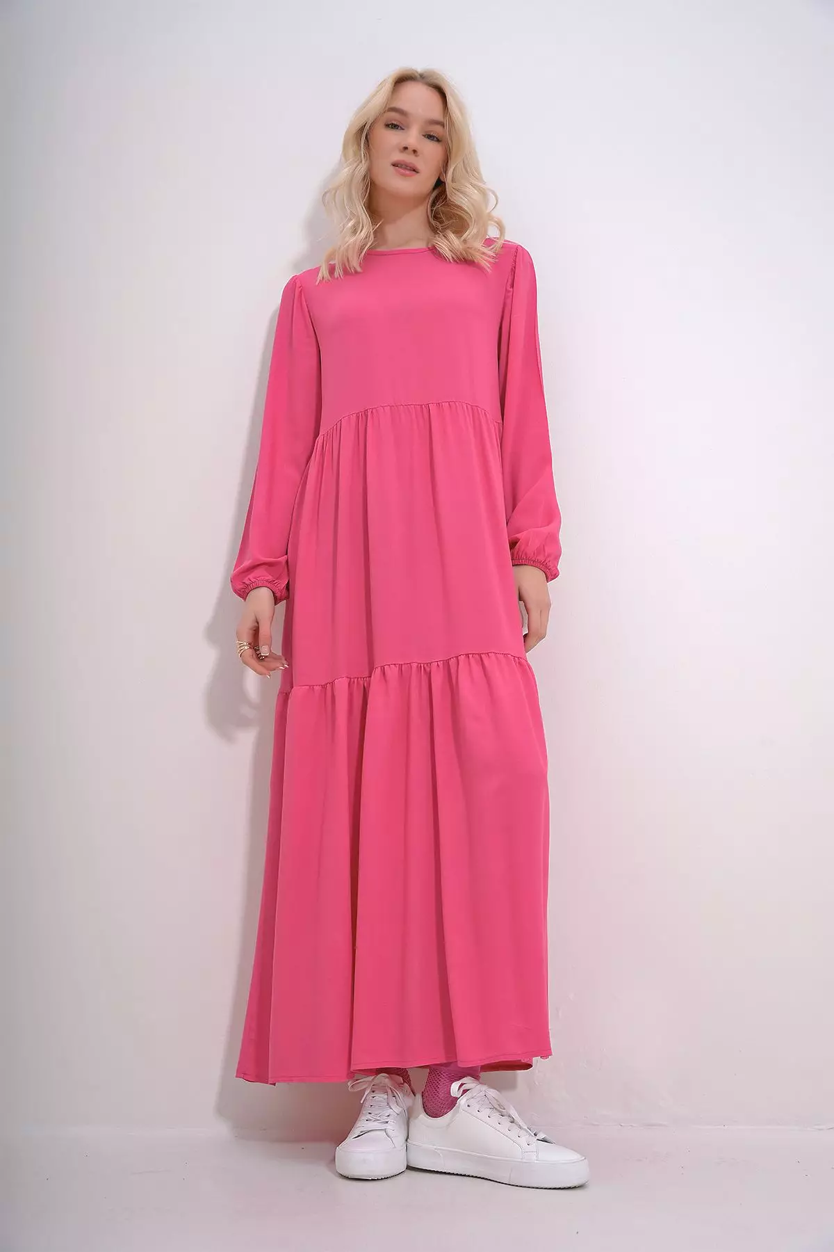 Alacati Flounced Dress