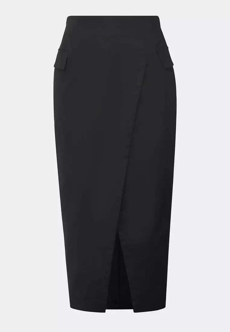 Abby Asymmetric Tailored Skirt
