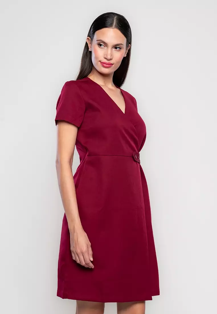 Alexanne Wrap Dress with Adjustable Waist Detail