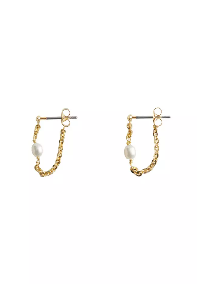 Chain with earrings on sale