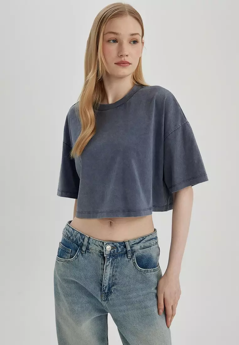 Oversized Crop T-Shirt