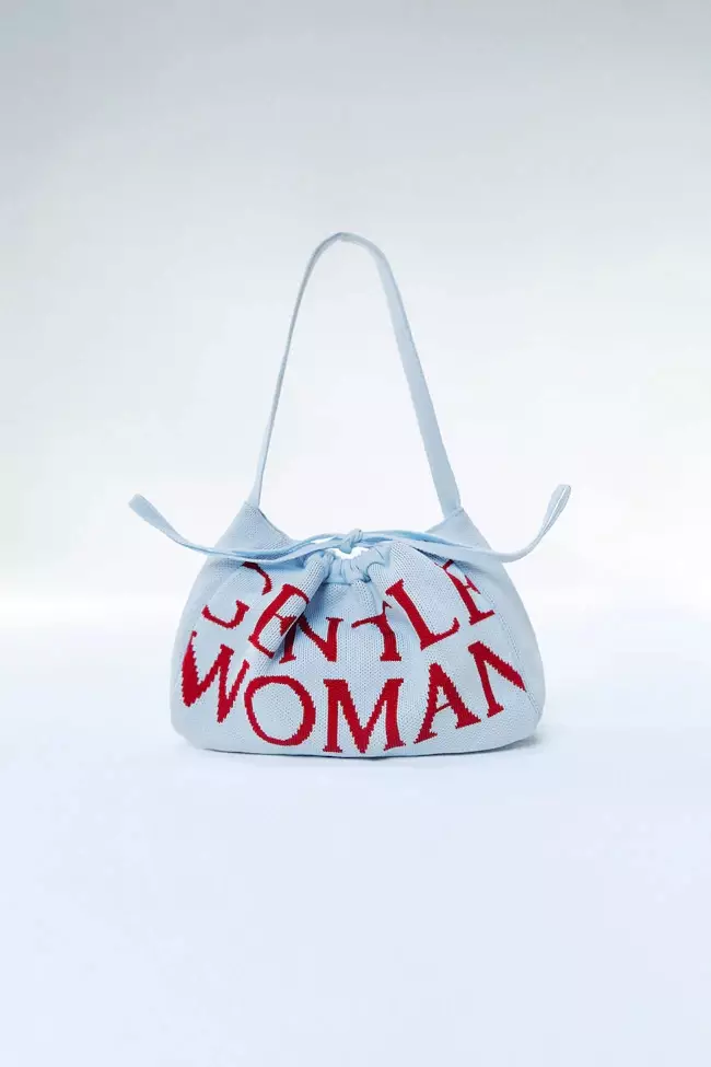 Gentlewoman Knit Dumpling Bag Berry Beachwave