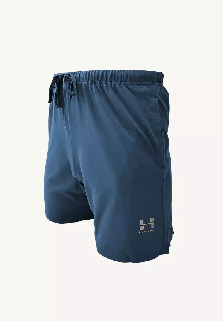 Premium Cotton Casual Drawstring Shorts with Pocket Hagen - Denim (SinglePack)
