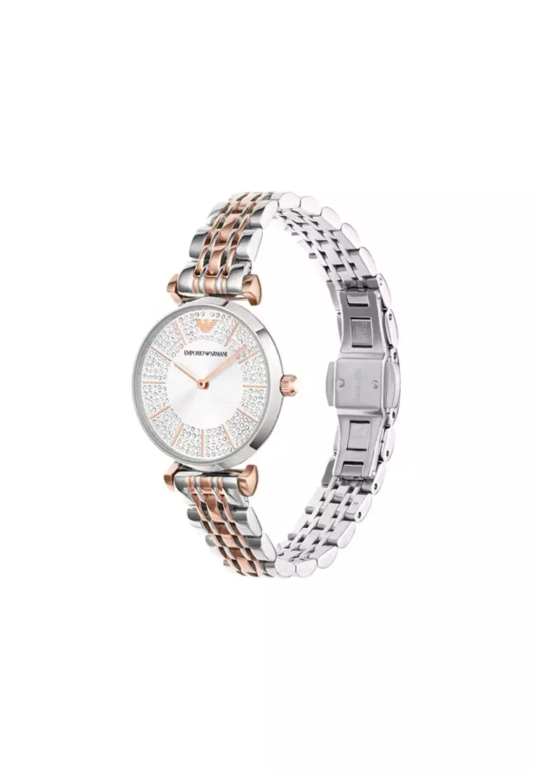 Ladies' Watch in Silver Color Blocked AR11537