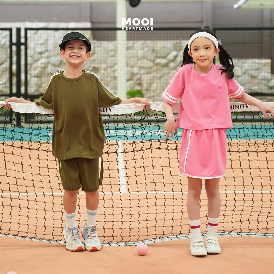 Mooi Kaos Anak Laki - Laki Mason Top - Army Green