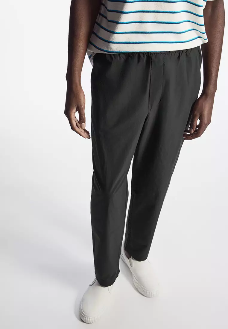 Basic Dapper Fit Ankle Length Pull-On Trousers